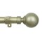 Contemporary Home Living 90” Solid Contemporary Round Single Curtain Rod